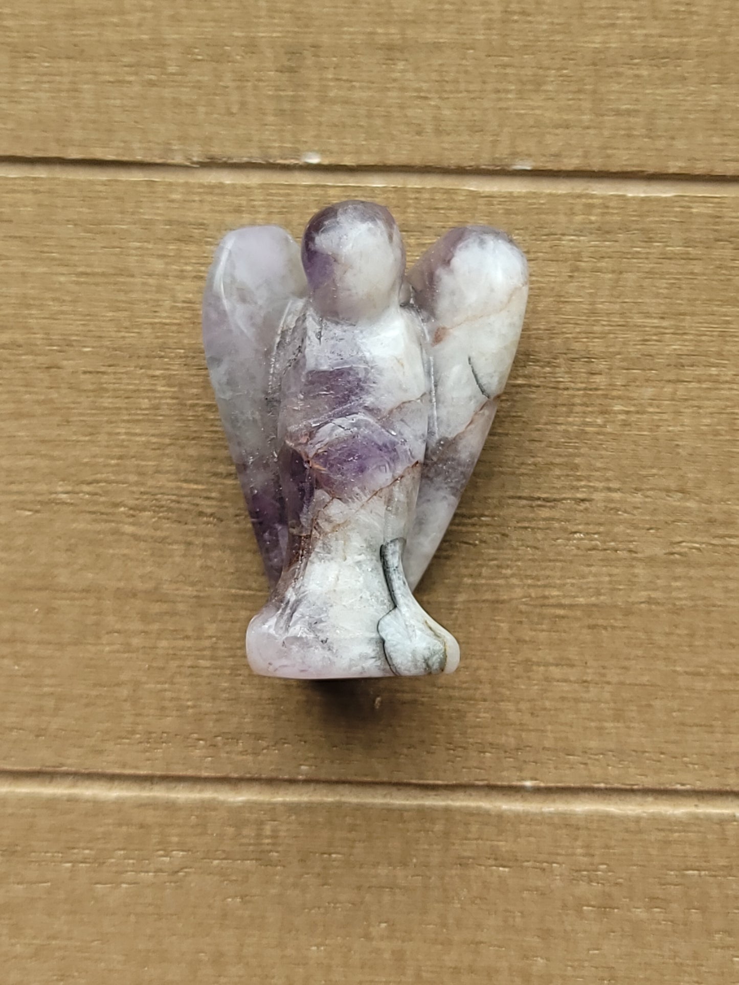 Amethyst Angel Carving Natural Crystal.