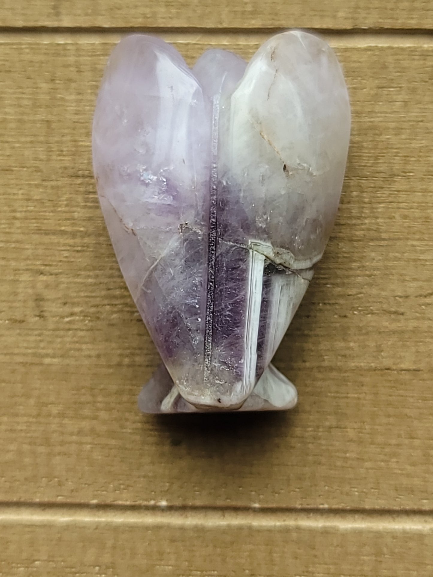 Amethyst Angel Carving Natural Crystal.