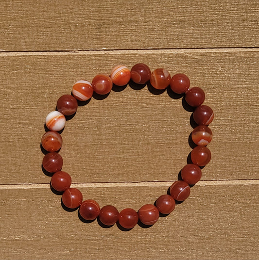 Carnelian Natural Crystal Bracelet 

 