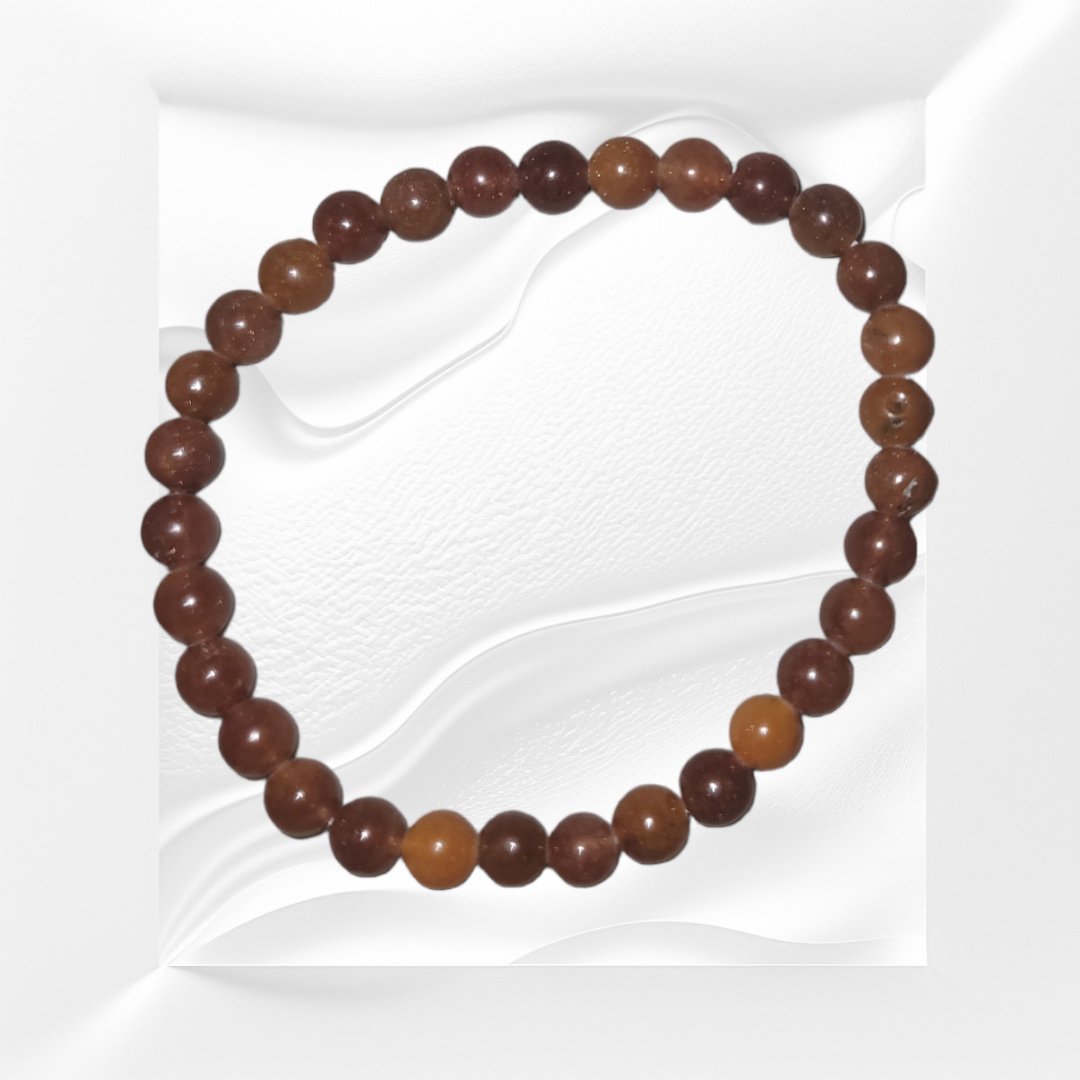 Brown Jasper Natural Crystal Gemstone Bracelet