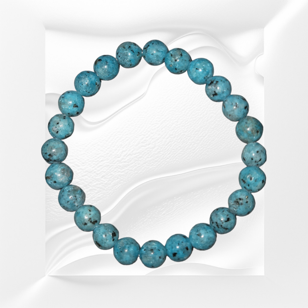 Dumortierite Natural Crystal Gemstone Bracelet