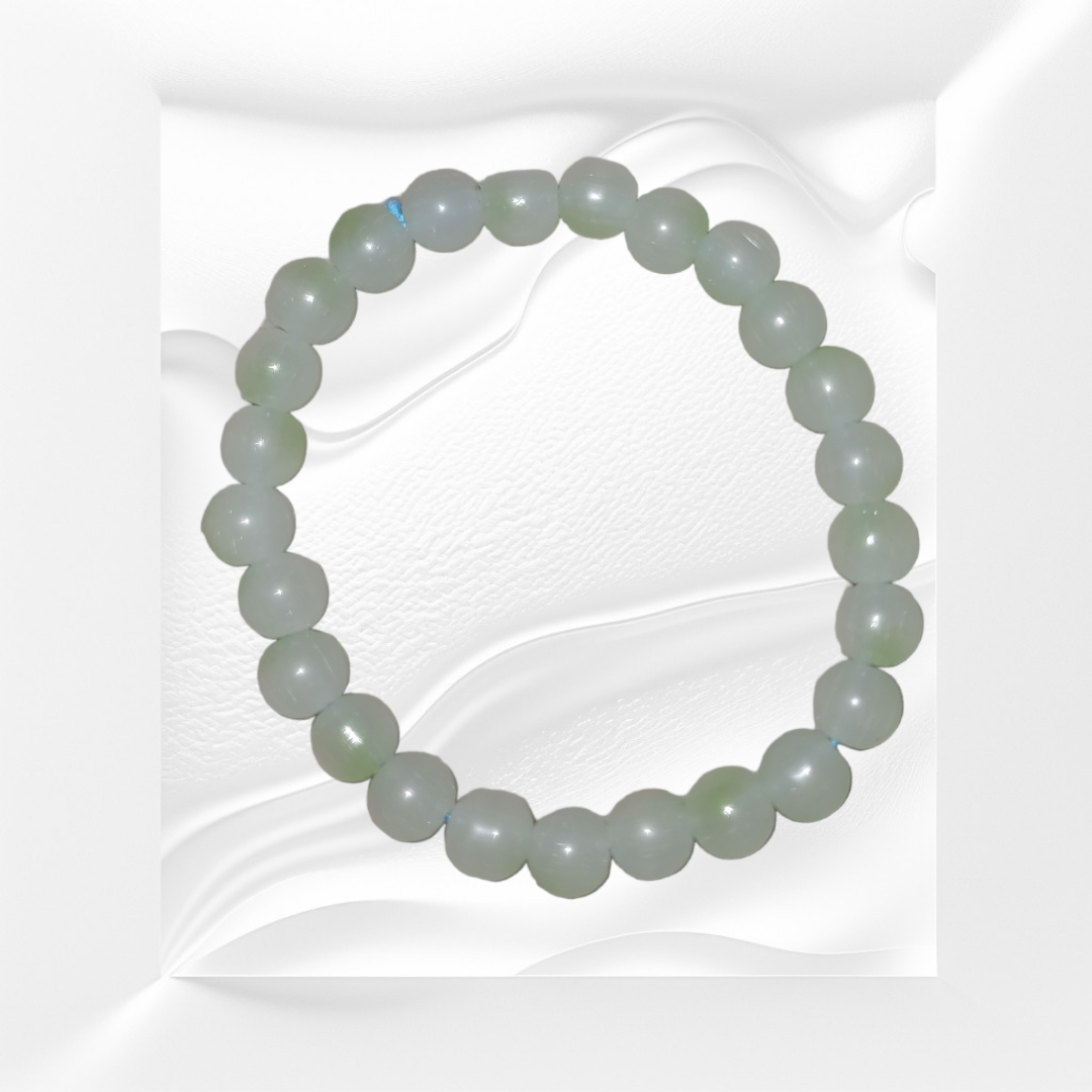 Frosted Green Aventurine Natural Crystal Gemstone Bracelet