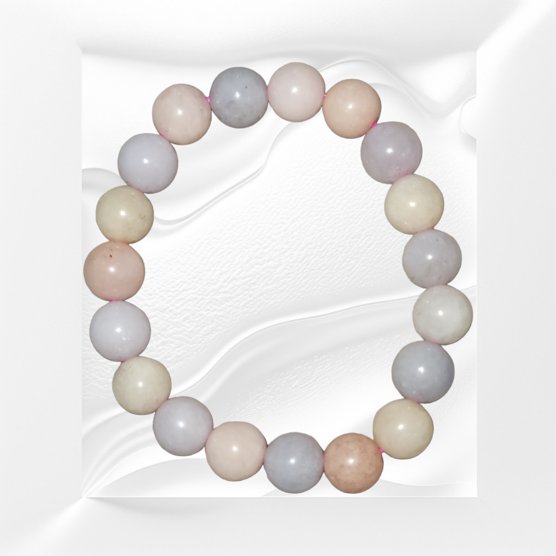 Morganite Natural Crystal Bracelets