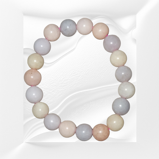 Morganite Natural Crystal Bracelets