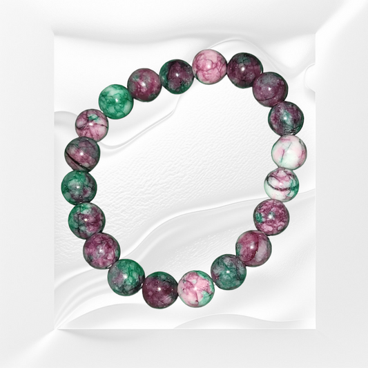 Blood Stone Natural Crystal Bracelet