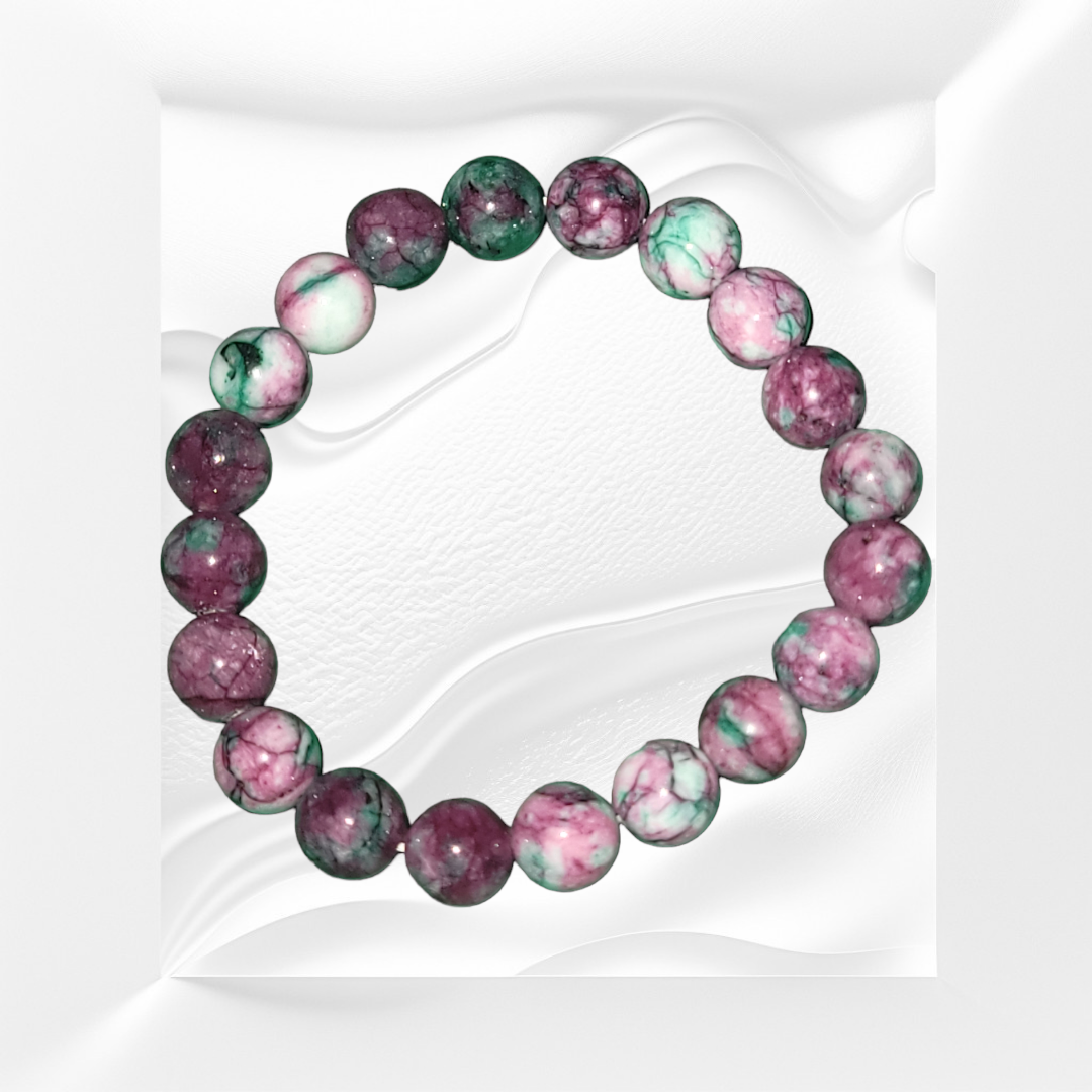 Blood Stone Natural Crystal Bracelet