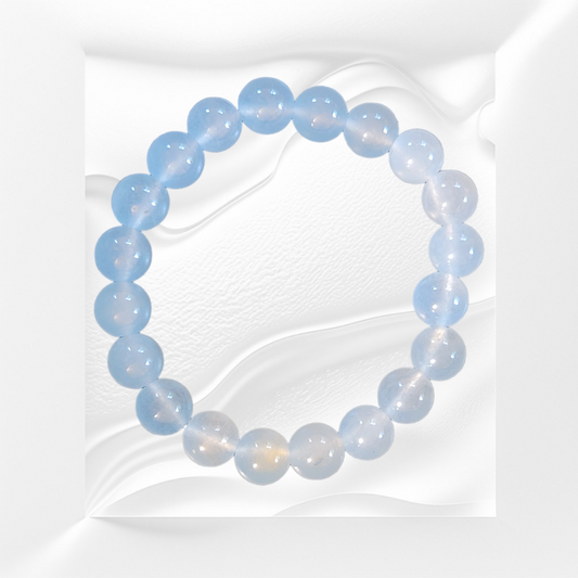 Cyan Aventurine Natural Crystal Bracelet