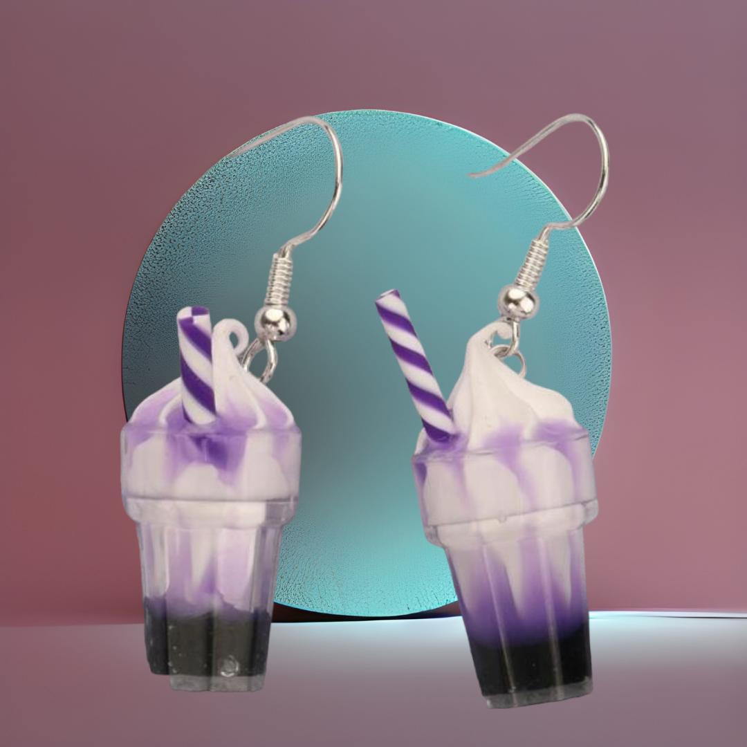 Ice Cream Sundae Drop Earrings