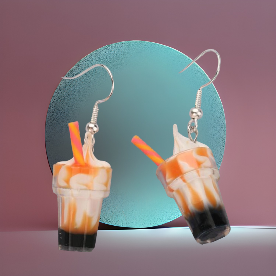 Ice Cream Sundae Drop Earrings