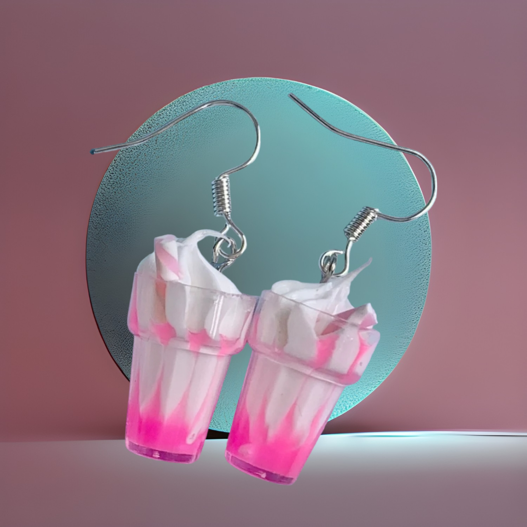 Ice Cream Sundae Drop Earrings