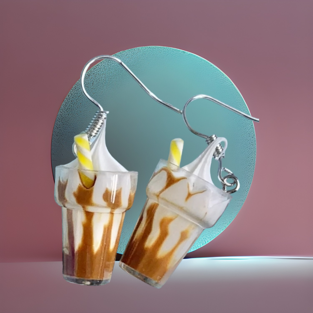 Ice Cream Sundae Drop Earrings