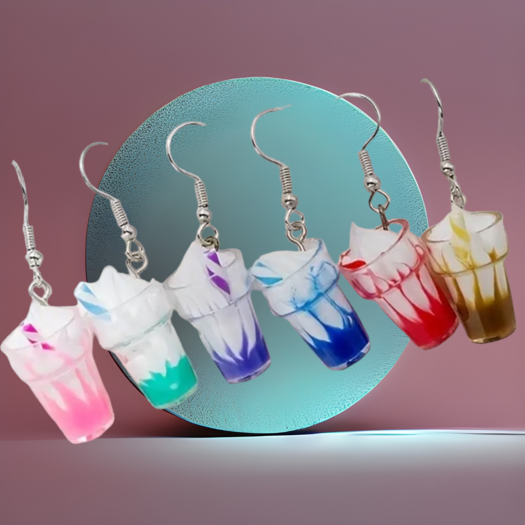 Ice Cream Sundae Drop Earrings