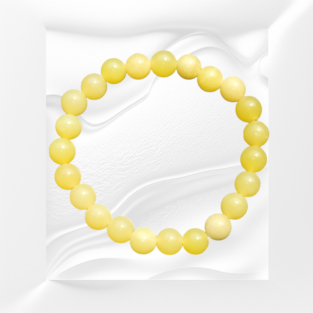 Lemon Jade Natural Crystal Bracelet