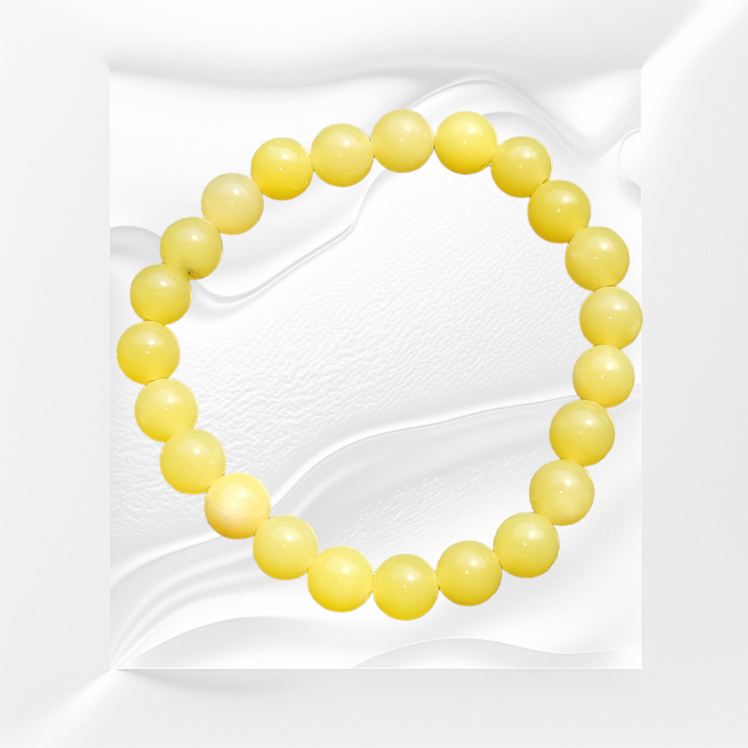 Lemon Jade Natural Crystal Bracelet