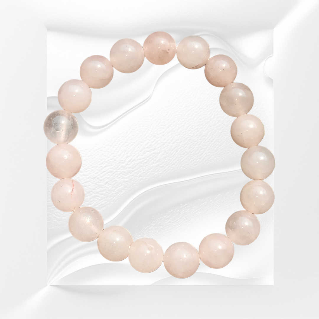 Rose Quartz Natural Crystal Gemstone Bracelet