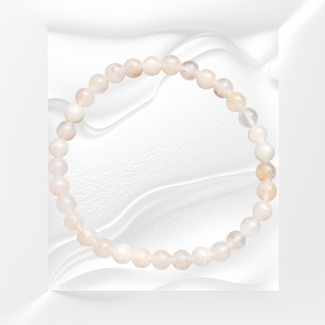 Rose Quartz Natural Crystal Gemstone Bracelet