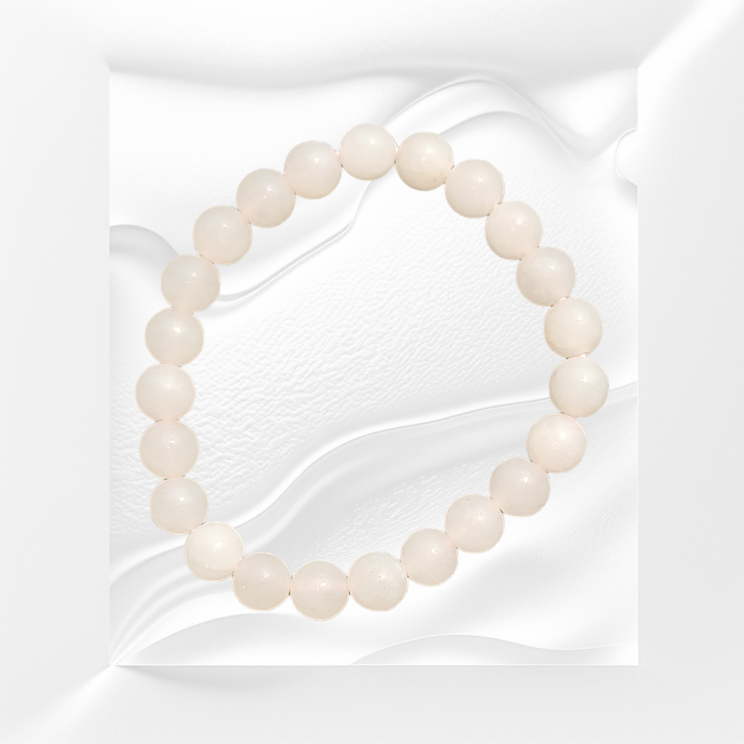 Rose Quartz Natural Crystal Gemstone Bracelet