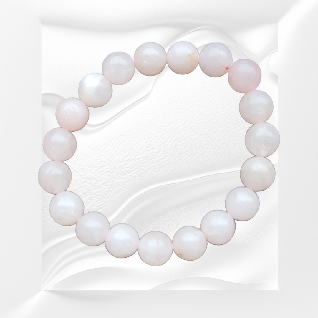 Rose Quartz Natural Crystal Gemstone Bracelet