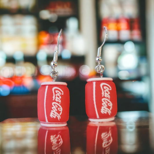 Coca-Cola Drop Earrings