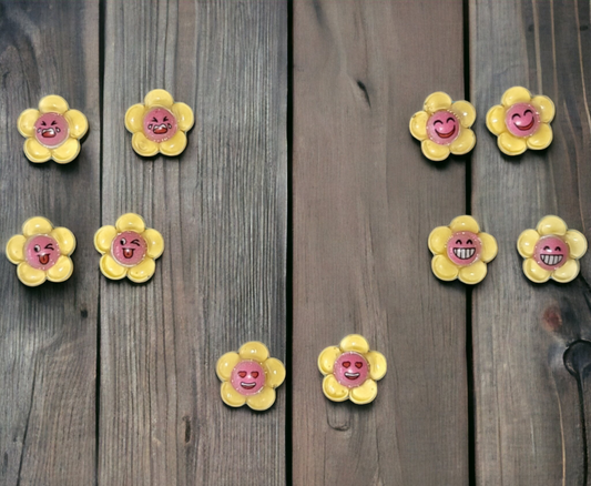 Emoji Flowers Stud Earrings